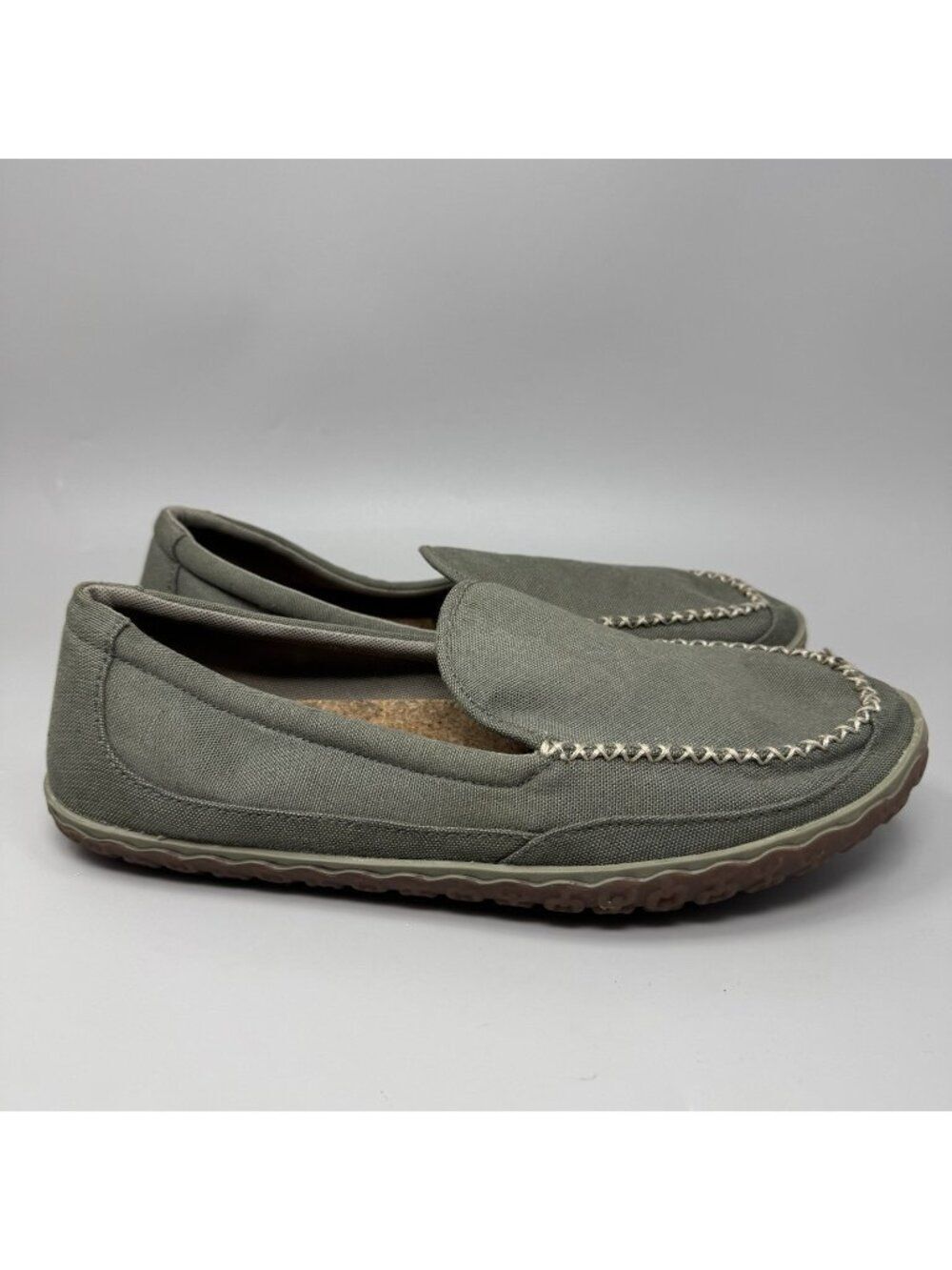 LL Bean Men’s Mountain Slippers Size 11 Canvas Green
